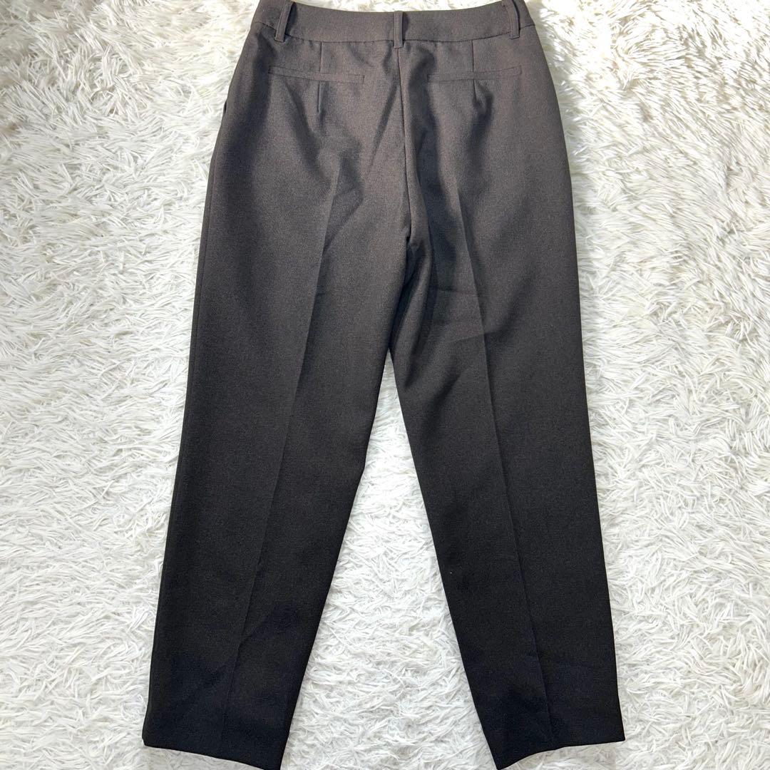 【未使用】ナチュラルビューティーベーシックパンツスーツセットアップ ブラウン S