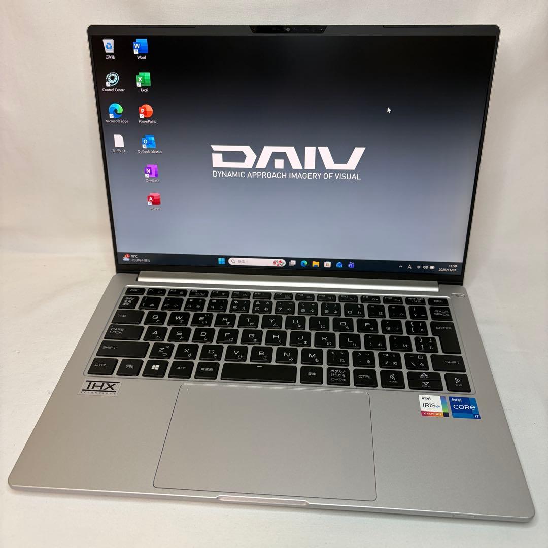 準美品 DAIV 4P 第11世代 i7 32GB 512 WUXGA オフィス