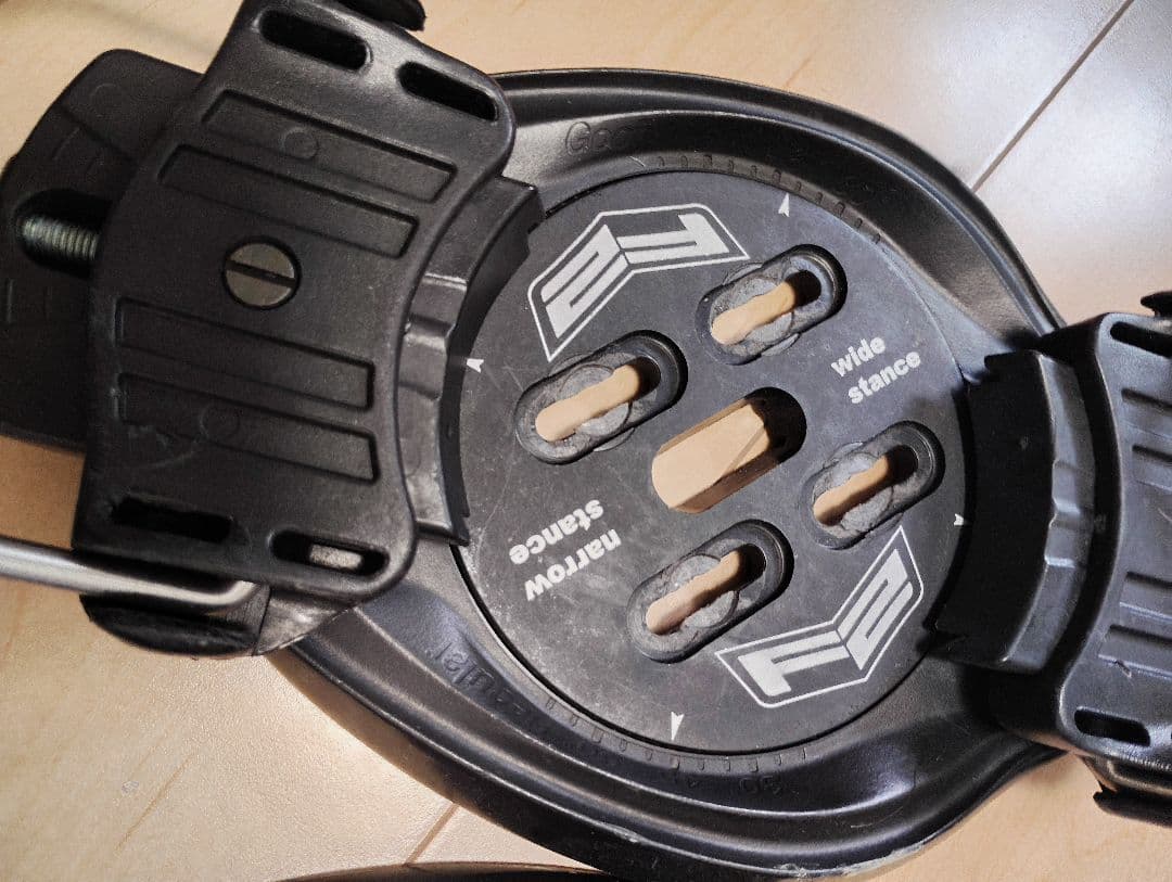 F2 スノーボード ビンディング ブラック