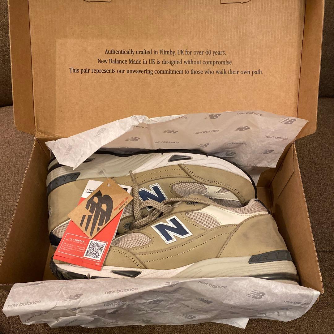 う*ま様 New Balance M991BTN ベージュ スニーカー イングラ