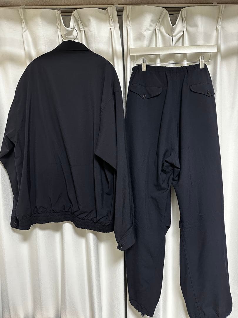 comoli ウールスイングトップ&ニータックパンツ　セットアップ