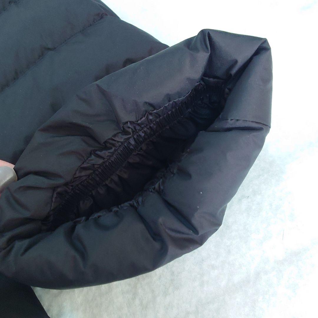 UNIQLO ウルトラライトダウン　ロングコート ブラック　巾着付　ＸＬ