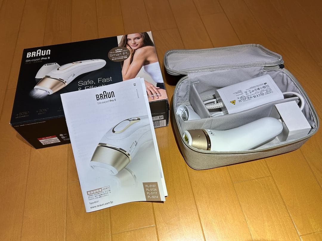 BRAUN シルクエキスパートPro5 PL-5117 光美容器　脱毛