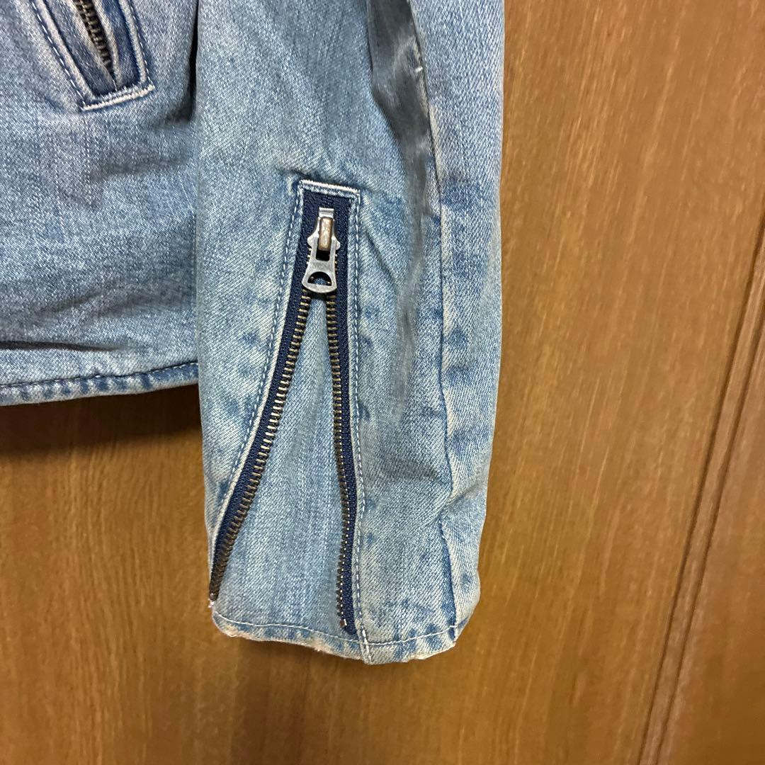 Schott デニム ライダースジャケット　サイズL