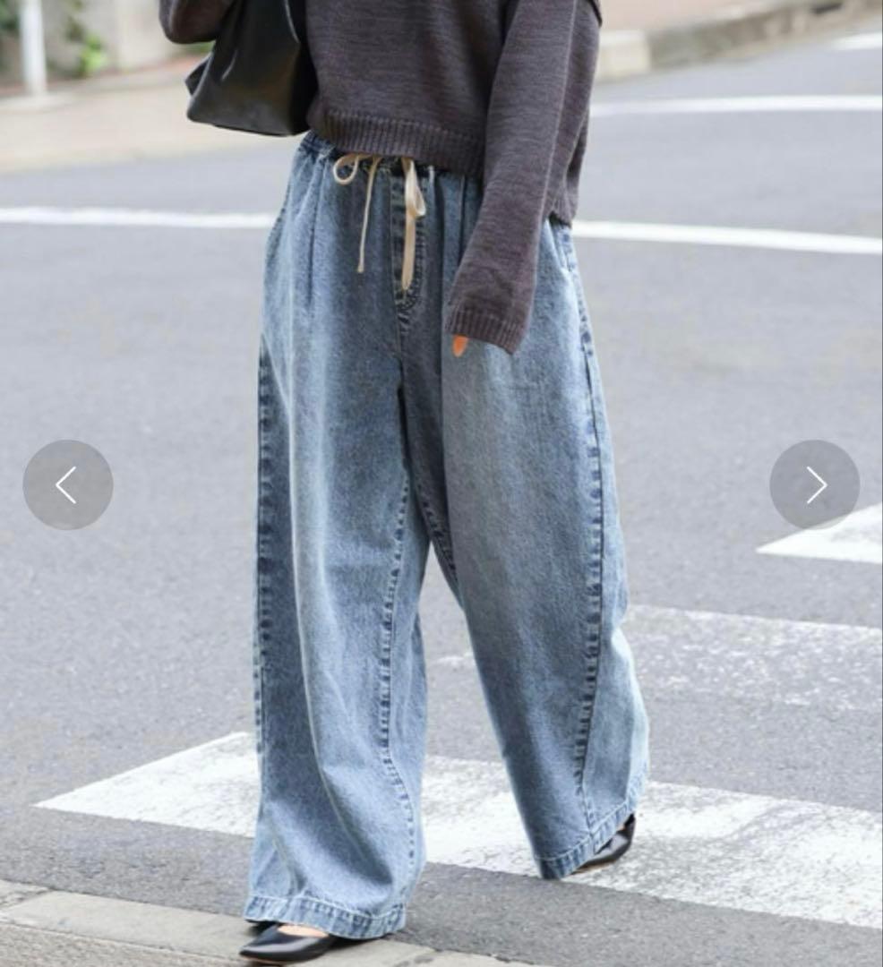 ジャーナルスタンダード　ワイドデニム　36