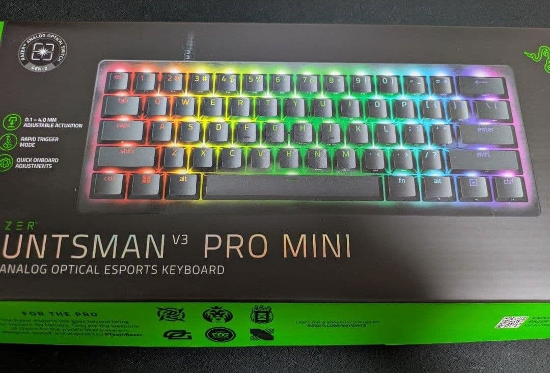 Razer Huntsman V3 Pro Mini JP 60%サイズ