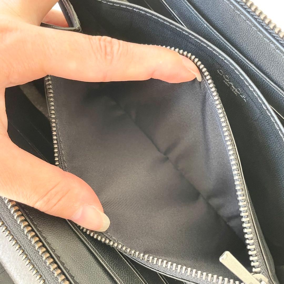 【新品】COACH　長財布 オーガナイザー ダブルファスナー