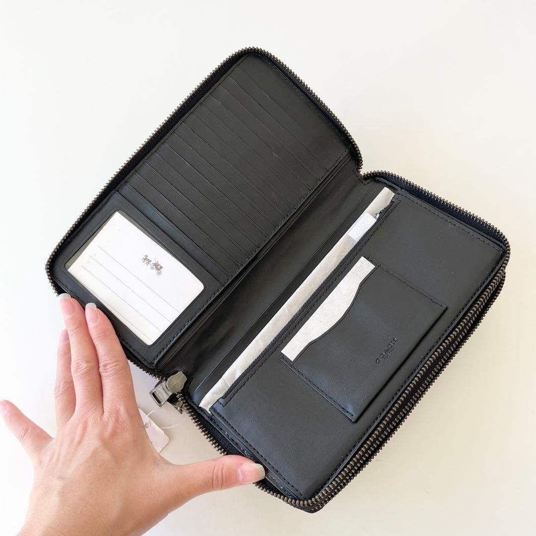 【新品】COACH　長財布 オーガナイザー ダブルファスナー