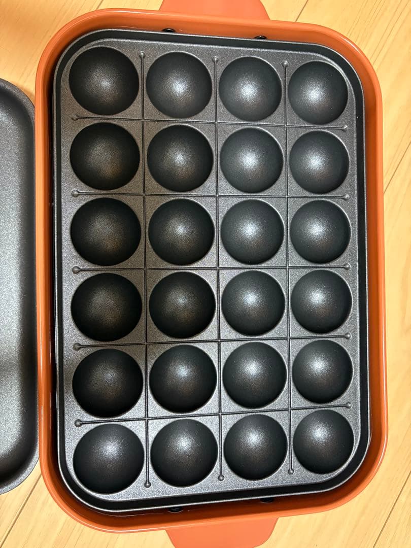 【新品未使用】ブルーノ　コンパクトホットプレート　オレンジ