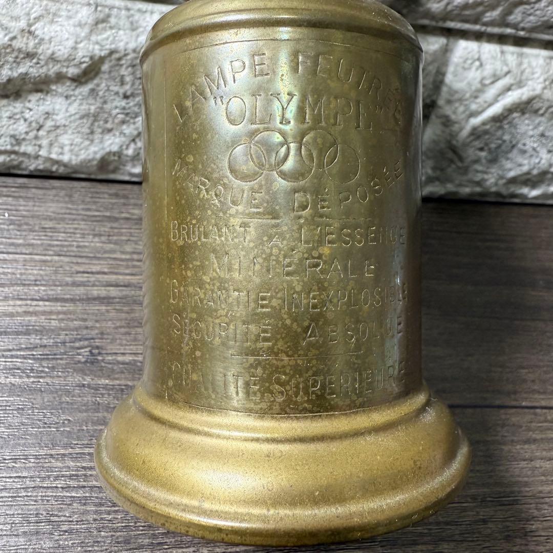 フランス製 アンティーク ピジョンランプ Lampe Olympe オイルランプ