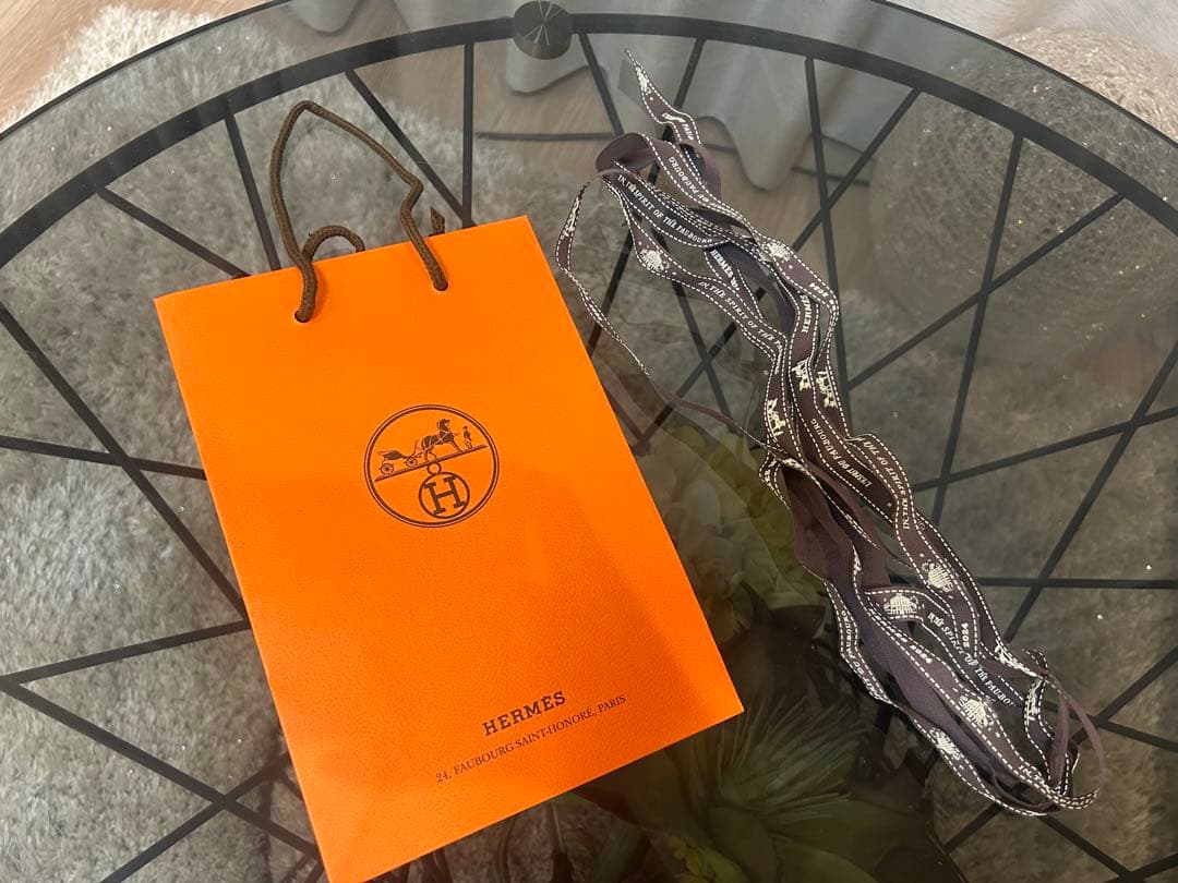 【ひろ＊＊さん専用】HERMES ヘアアクセサリー グレー