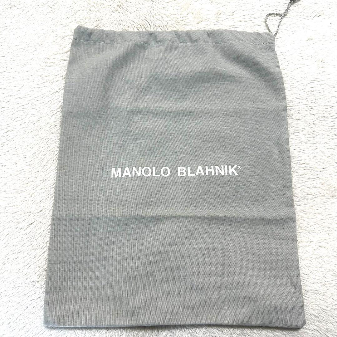 極美品　MANOLO BLAHNIK マノロブラニク　キャロリン　スウェード