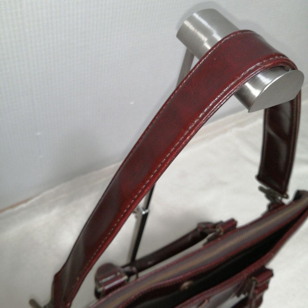 youta ヨータ 2way ビジネスバッグ レザー ボルドー