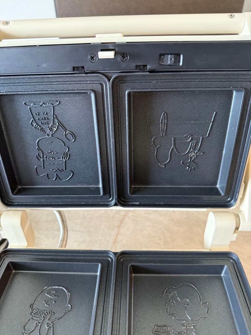 【お値下げ】PEANUTSグリルサンドメーカーダブルBOE092