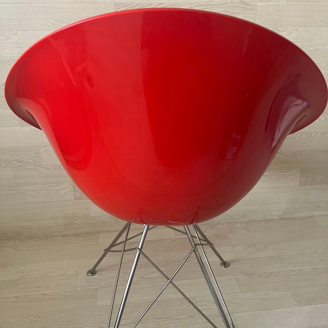 【希少色・廃盤】Kartell カルテル エロエス チェア 椅子 4本脚 赤