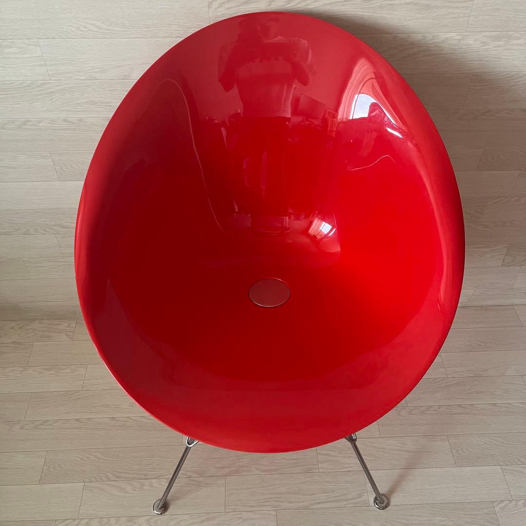 【希少色・廃盤】Kartell カルテル エロエス チェア 椅子 4本脚 赤