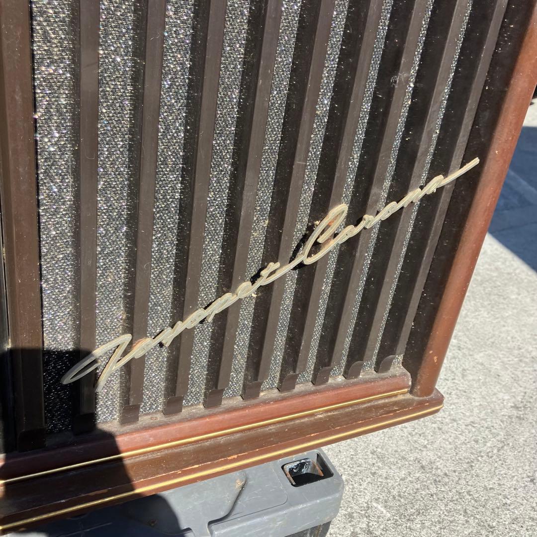 Columbia コロムビア 真空管レコードプレイヤー 木製キャビネット 古道具