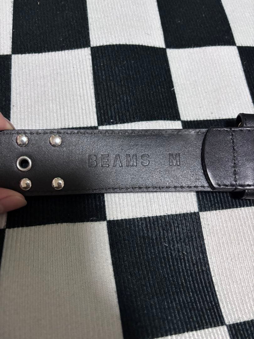 Futuer archive スタッズベルト　黒