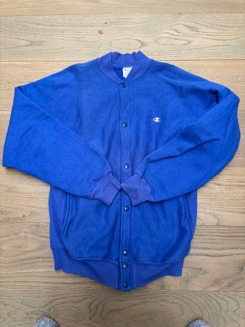 90's champion リバースウィーブスナップカーディガン