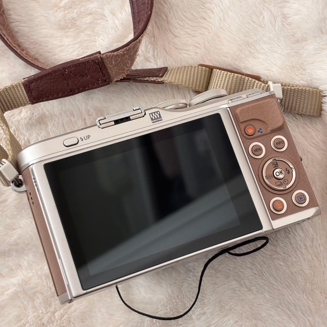 OLYMPUS PEN E-PL10 ダブルズームキット（ブラウン）