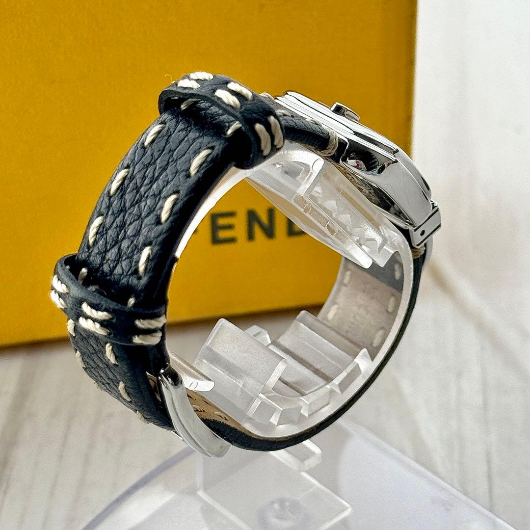 ☆箱付き☆ 555 フェンディ FENDI 新品電池 ブラック クォーツ