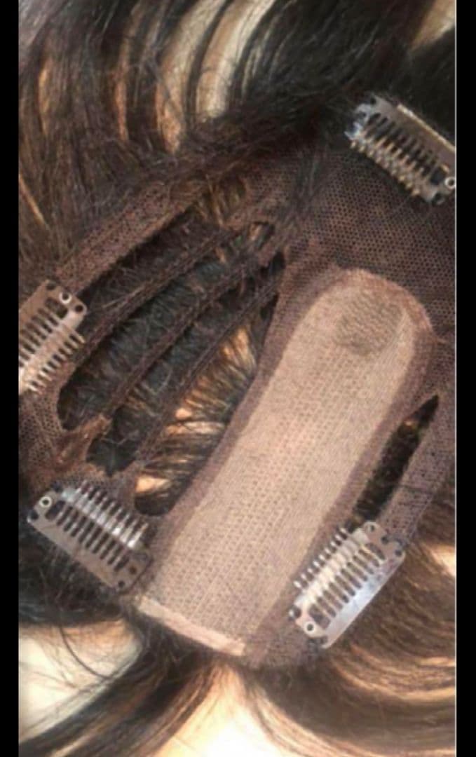 週末限定値下げ　レディースアートネイチャー　部分ウィッグ　頭頂部　ショート