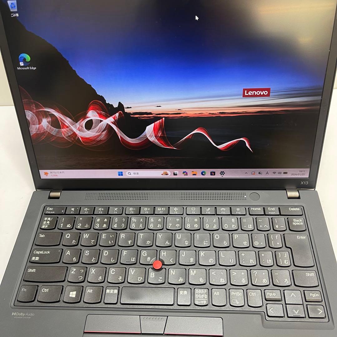 #913 レノボThinkpad X13 Gen 2 i5-1135G7 8GB