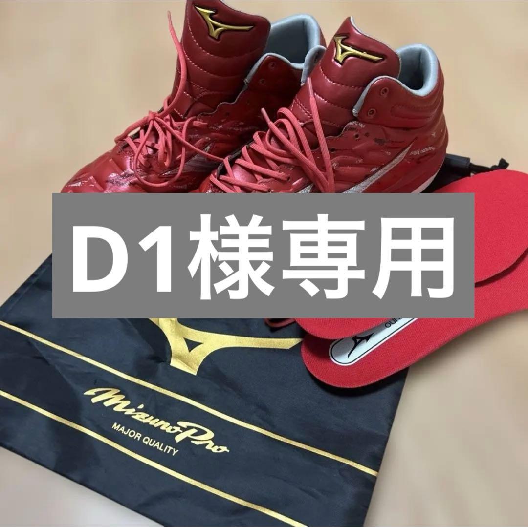【D1】Mizunoスパイクシューズ　インソール付き