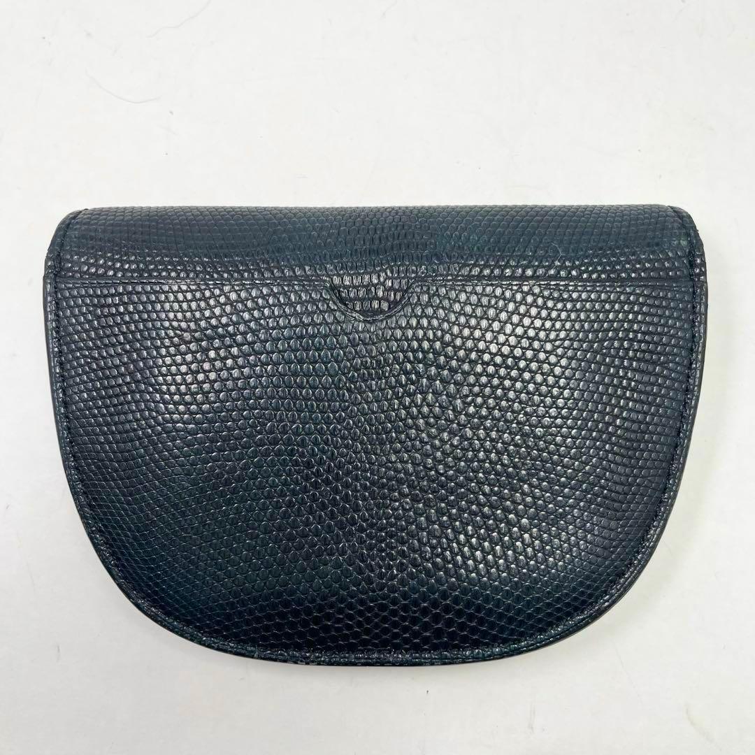 【超希少】キャプテンサンシャイン 半円財布　リザード型押し　レザー　美品