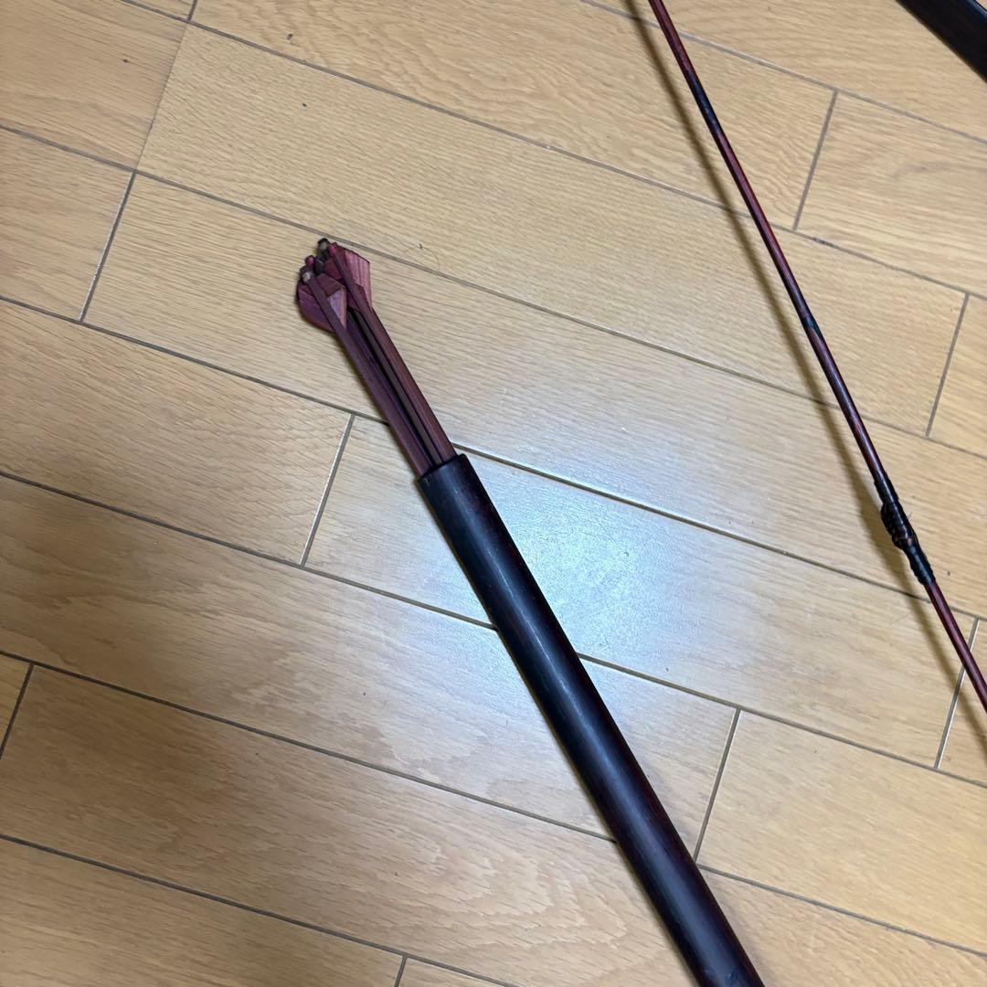 弓道 弓矢 竹矢 矢 弓道具 羽根 矢筒 武具 レトロ 弓具 弓