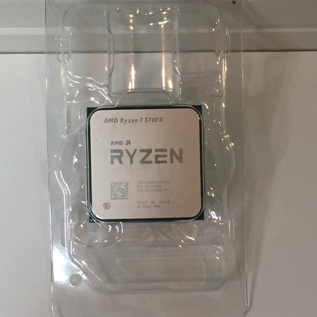 最終【新品未使用品】AMD Ryzen 7 5700X バルク品 おまけ付