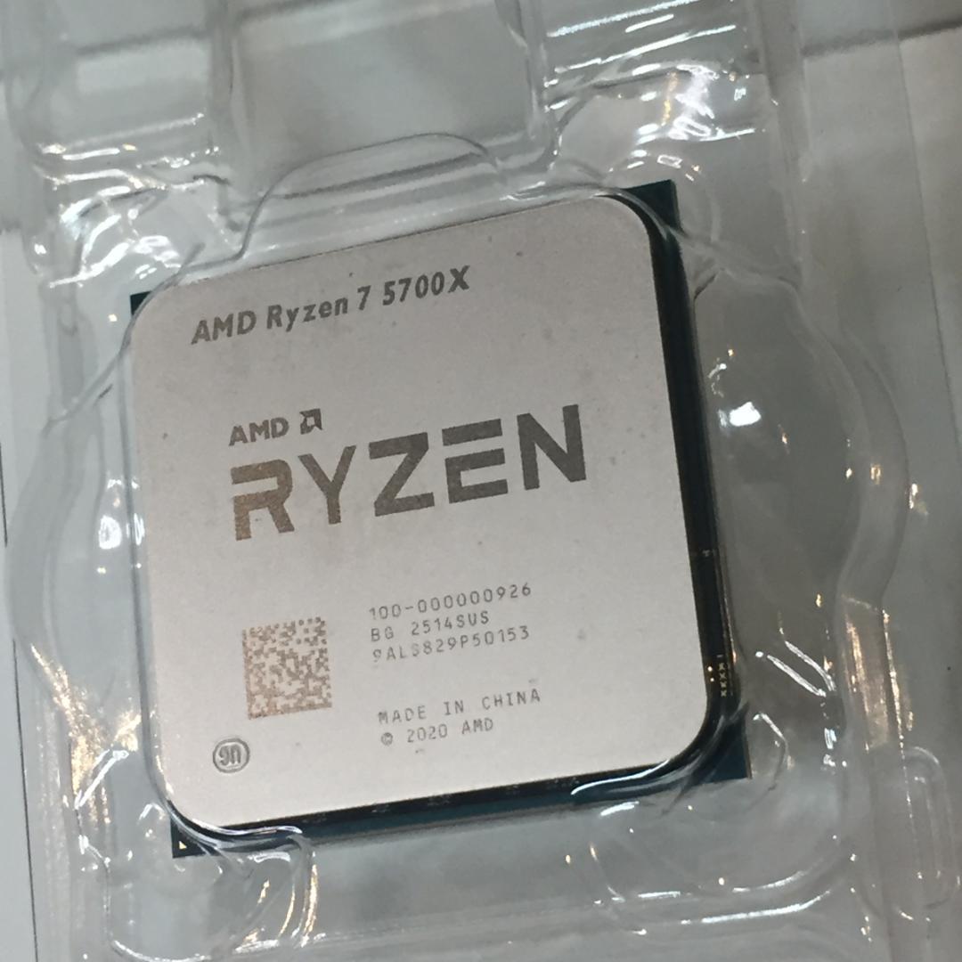 最終【新品未使用品】AMD Ryzen 7 5700X バルク品 おまけ付