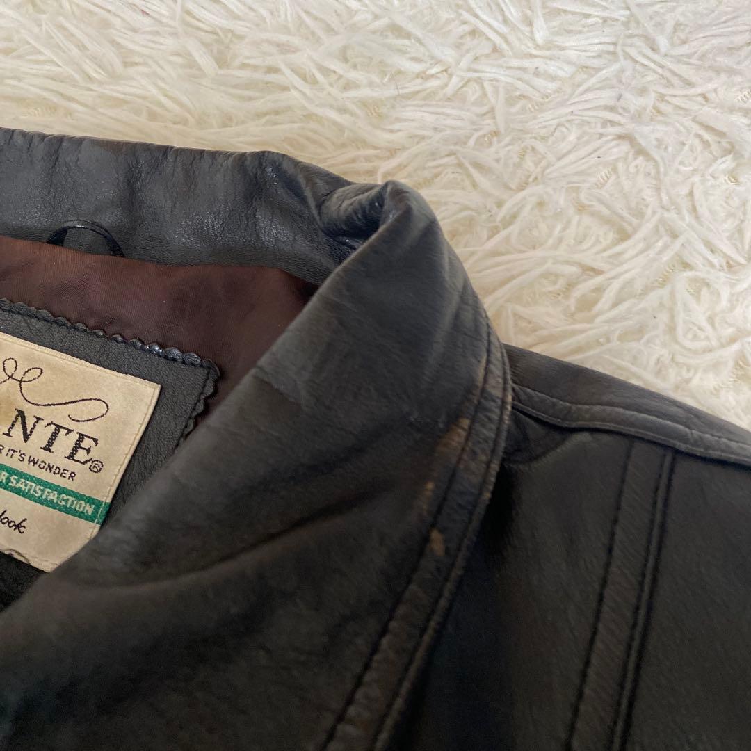 90s vintage A-2 短丈 leather jacket y2k 黒