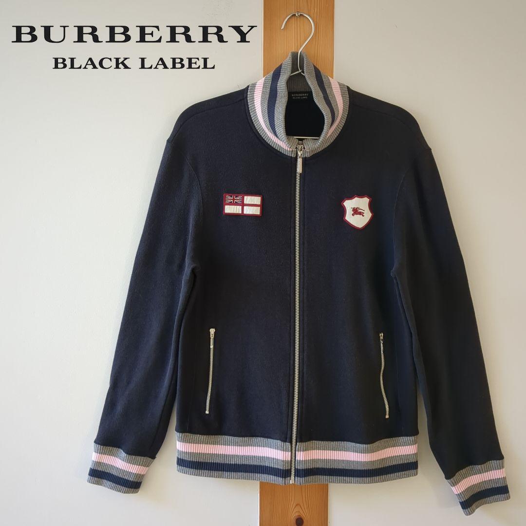BURBERRY BLACK LABEL ジップジャケット 紺 M