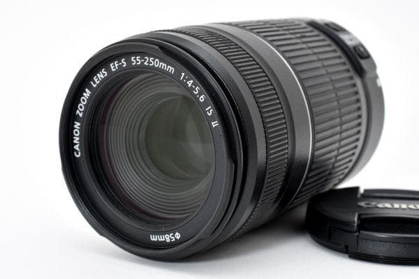 キャノン Canon EF-S 55-250 F4-5.6 IS II望遠レンズ