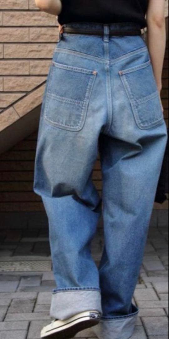 パンツ The Shinzone TOOL DENIM PANTS 32 BLUE