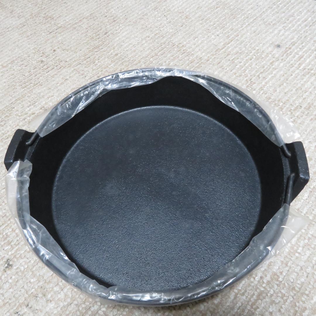 未使用　保管品　すき焼き鍋　28㎝　鉄なべ　鉄鍋　４㎏位　まとめて　4個