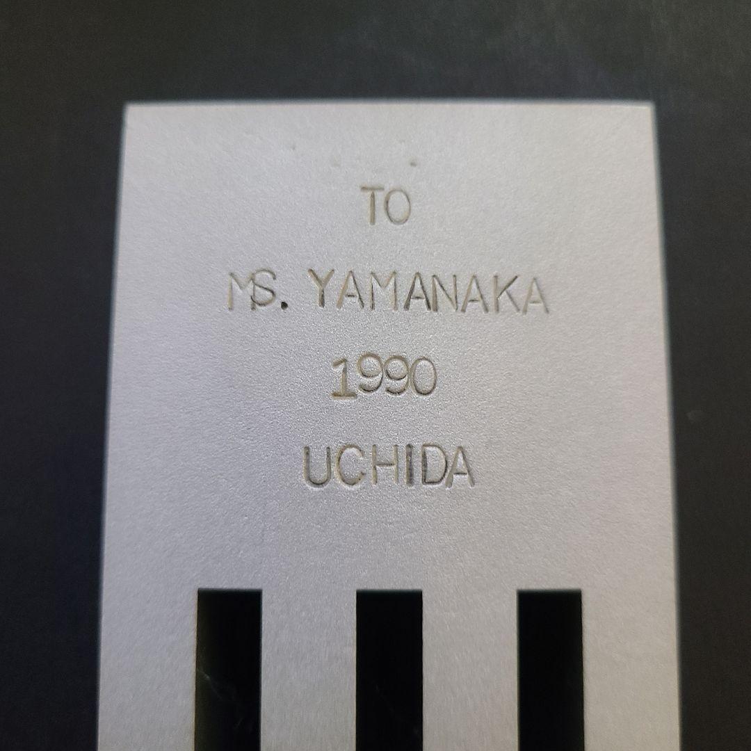 【レア】内田繁 卓上時計 ディアベラ　Uchida 1990年製 アナログ置時計