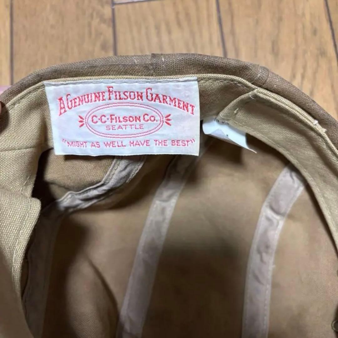 （希少）1980s フィルソン オイルドキャップ ショートビル