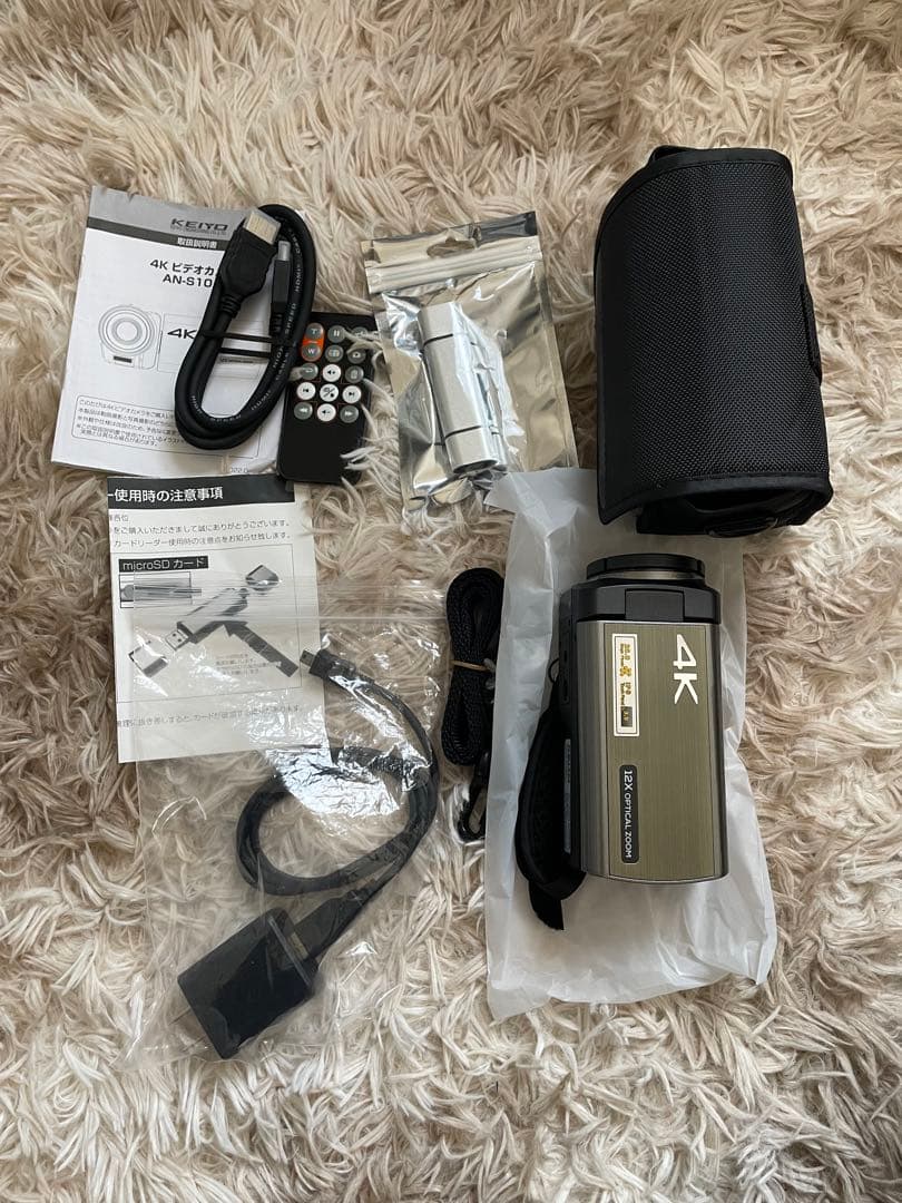 ケイヨー KEIY4Kビデオカメラ AN-S101 未使用品