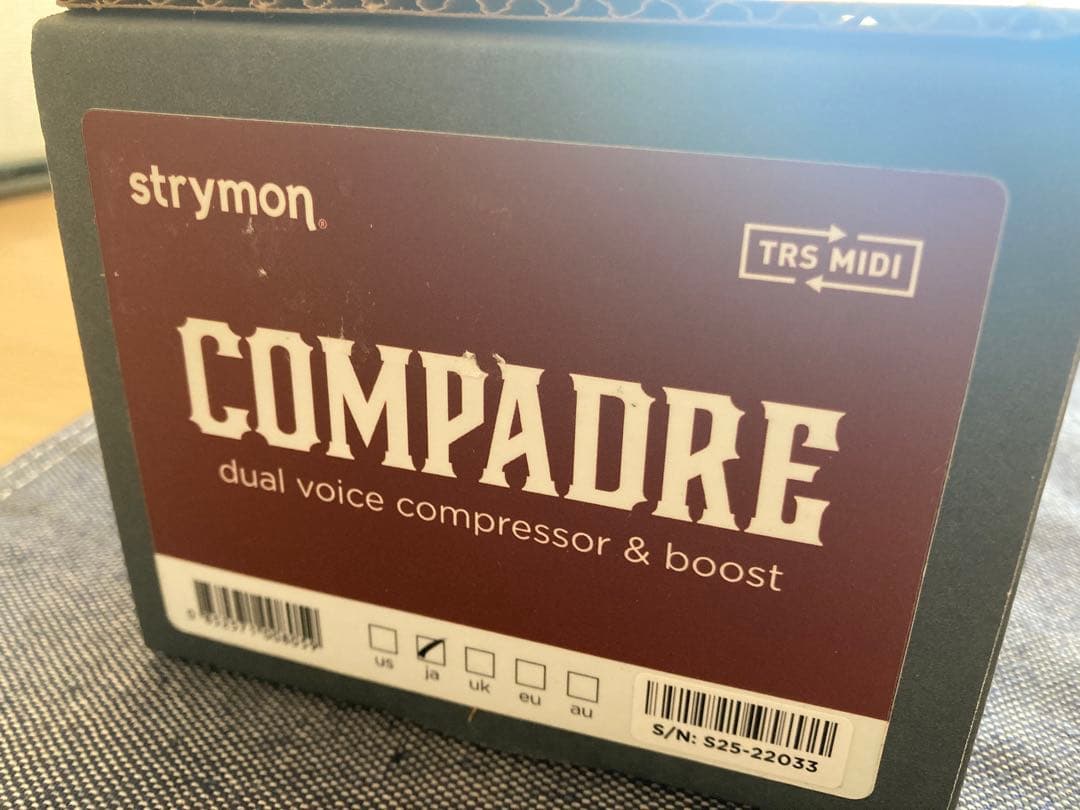 【未使用新品】Strymon COMPADRE コンプレッサー＆ブースター