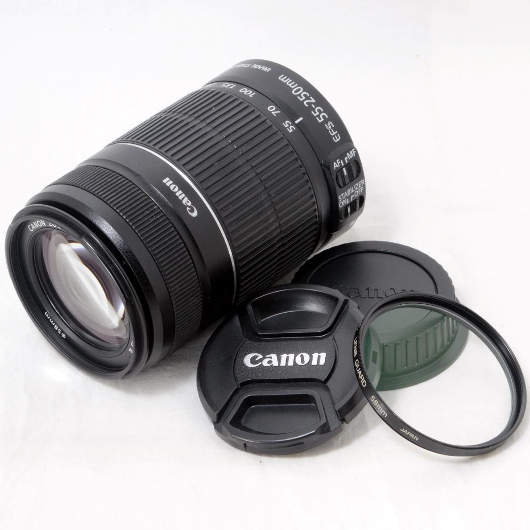 ★実用品★Canon キャノン EF-S 55-250mm F4-5.6 ISⅡ