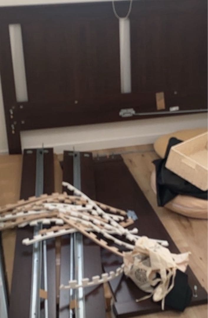 IKEA イケアダブルベッド　引き出し未開封