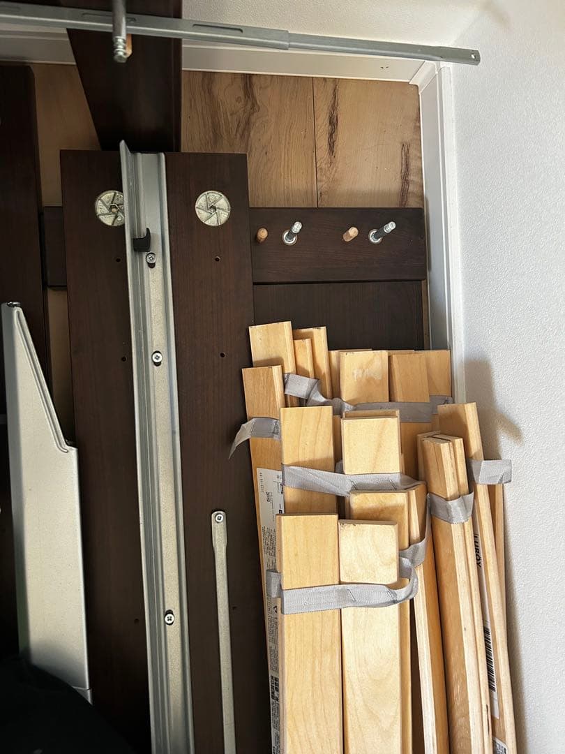 IKEA イケアダブルベッド　引き出し未開封