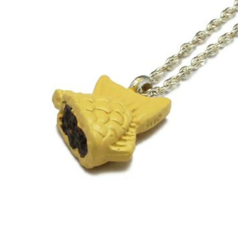 たい焼きデザイン ペアネックレス