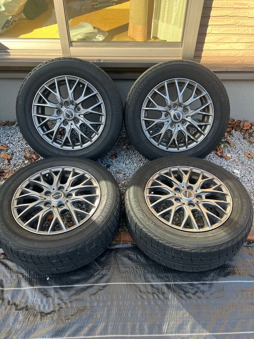 スタッドレス　YOKOHAMA アイスガード 15インチ ホイールセット