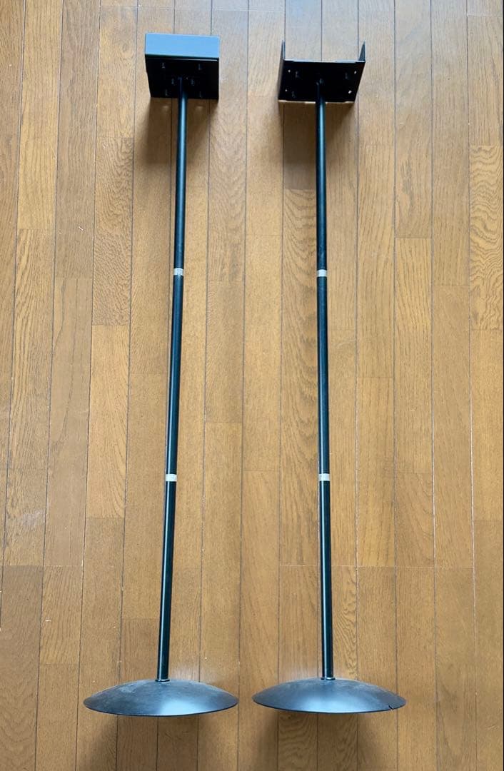 スピーカースタンド 金属製 黒