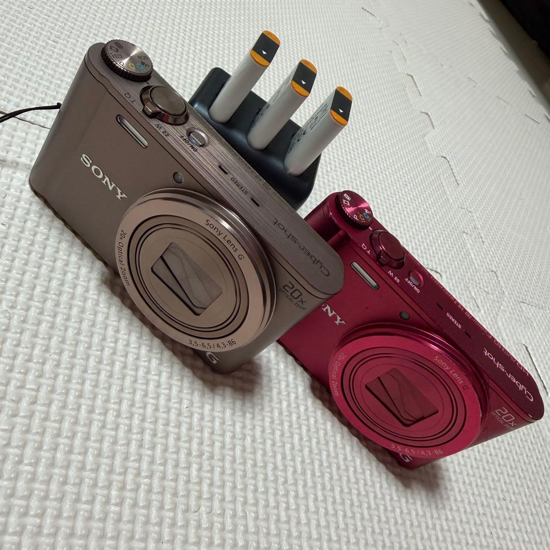 SONY DSC-WX300 本体2個セット　充電器　バッテリー5個付き