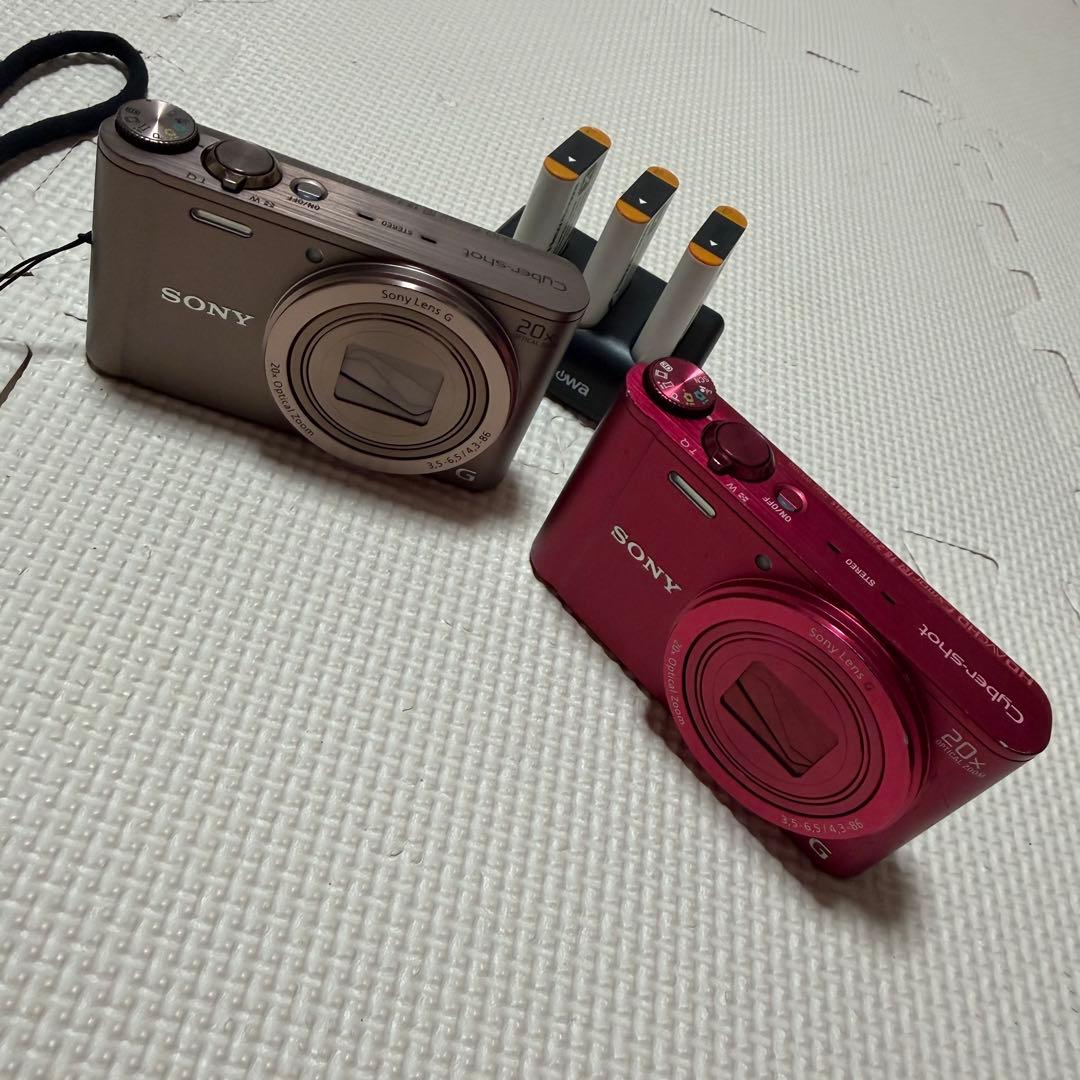SONY DSC-WX300 本体2個セット　充電器　バッテリー5個付き