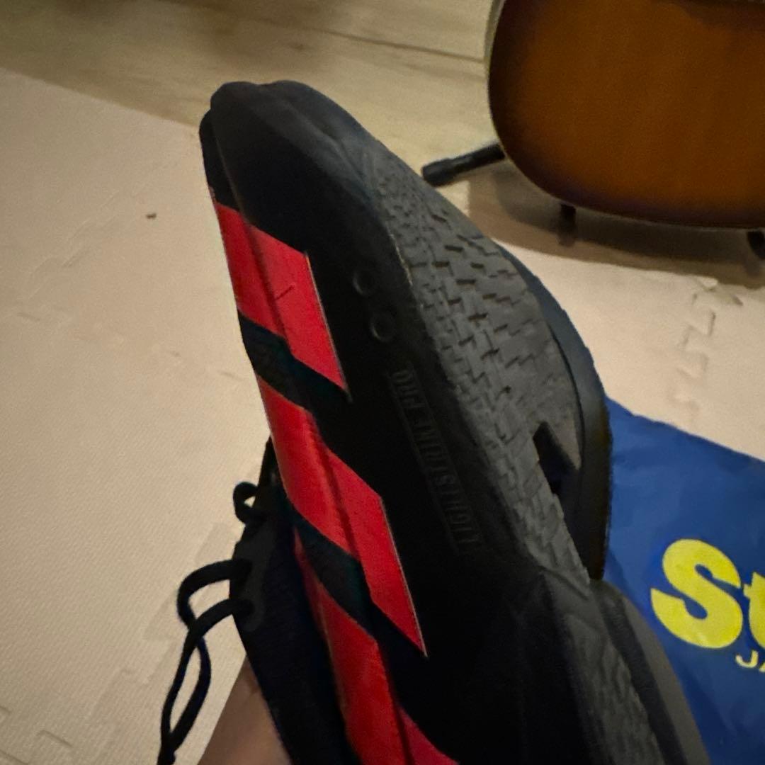 adidas Adizero Adios Pro 4 黒/赤26.5cm